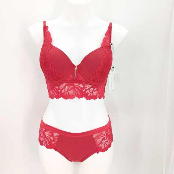 MARILIN MONROE 36C/LARGE RED BIKINI SET - Picture 3 of 16